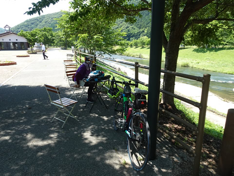 道の駅みとうで休憩中