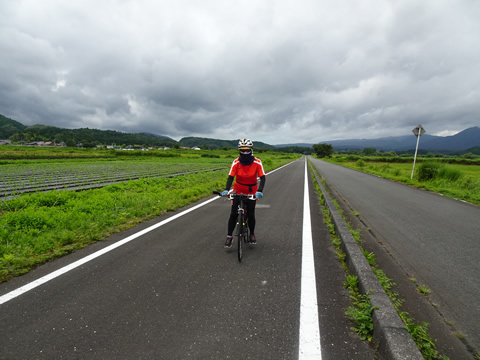 自転車道一番の平野部