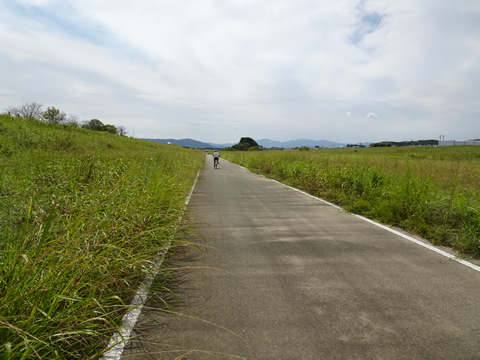 自転車道は泥は出てませんでした