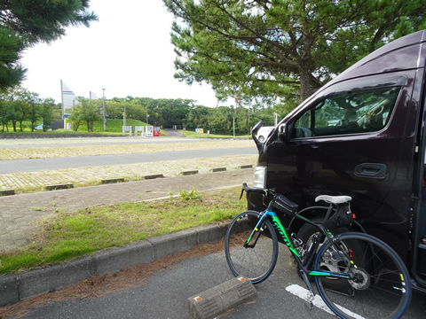 芦屋海浜公園の駐車場