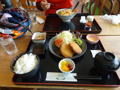 サファリランドのレストランで昼食