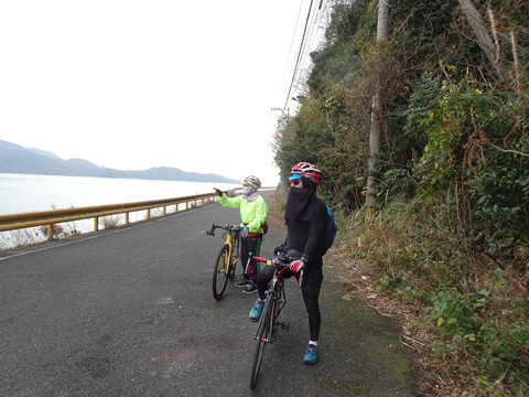 サイクリングの途中