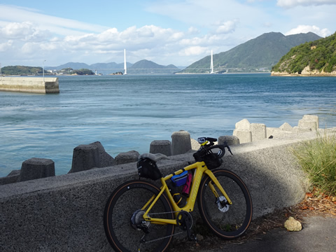 帰りの途中で多々羅大橋