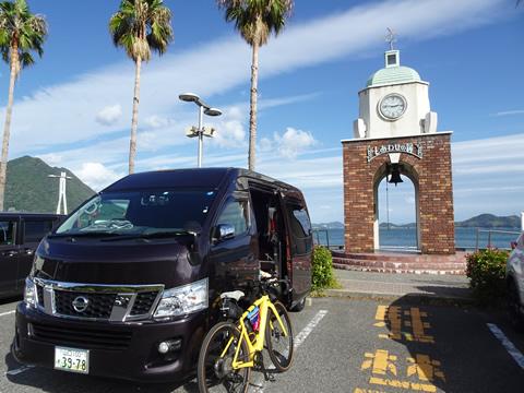 道の駅の戻りました