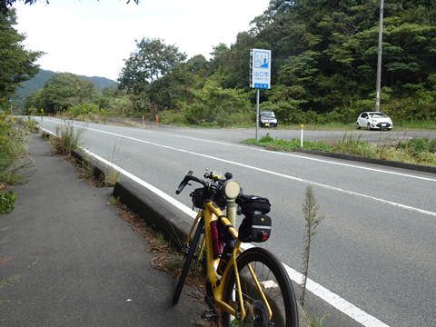 防府と山口の境の千切り峠の頂上