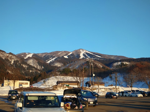 スキージャム勝山の駐車場