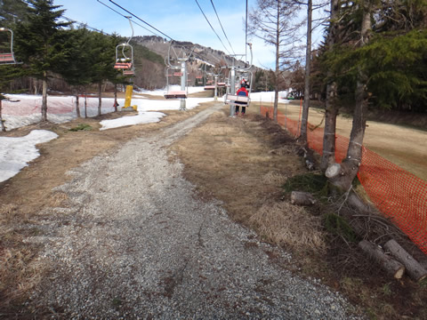 下のリフトの下