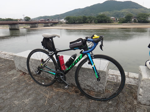 島田川沿いで