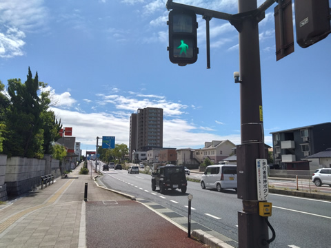 ２号線の交差点