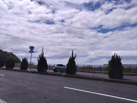 １８８号線の下松・光市の境付近