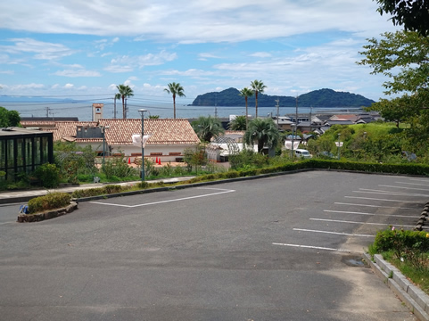 冠梅園から瀬戸内海です