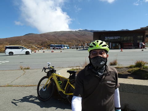 今日はガスの関係で山上まででした