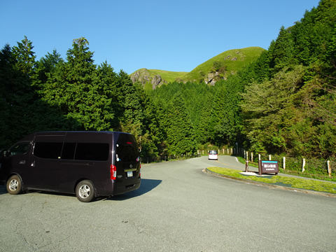 絶景場所の駐車場